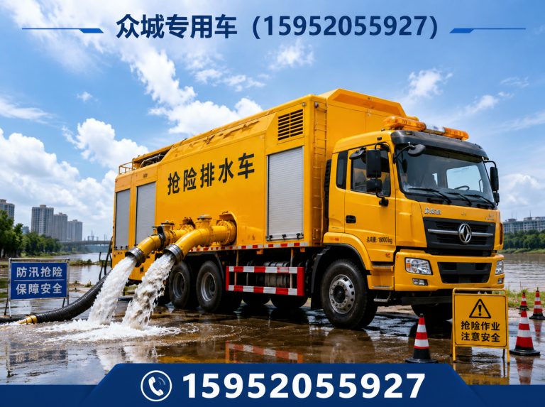 广陵区防汛排水车展示图